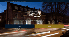 Desktop Screenshot of cheshirelamont.co.uk